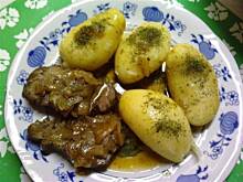 Fot. niebieska-różyczka, Duszone serca wieprzowe