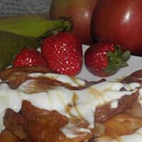 Racuszki truskawkowo-bananowe.