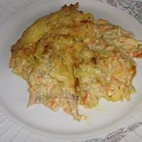 Zapiekanka z kurczakiem i marchewką od Mężatki