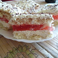 Kokosowy puszek z galaretką