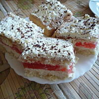 Kokosowy puszek z galaretką