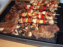 Fot. niebieska-różyczka, Szaszłyki z polędwicą i warzywami