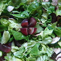 Surówka pieczarkowo - winogronowa