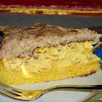 Pyszne ciasto z ananasem i beza kokosowa