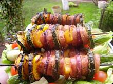 Fot. msewka, Kolorowe szaszłyki z grilla