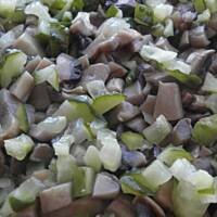 Sałatka z pieczarek 2 (warstwowa).