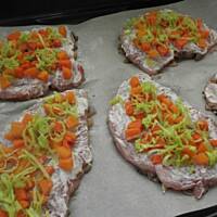 Sznycle z indyka wypasione.