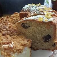 Babka migdałowo-drożdżowa