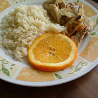 Pieczeń z pomarańczami