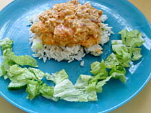 Fot. szalonalwica, Ryba w sosie śmietanowo-pomidorowym