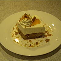 sernik na zimno z brzoskwiniami wg Anes