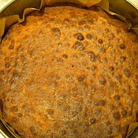 sernik na zimno z brzoskwiniami wg Anes