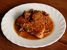 Fot. MAGDAITYLE, Schab w musztardzie z chudym boczkiem i jabłkami