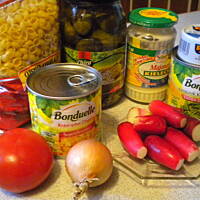 sałatka makaronowa z tuńczykiem wg Anes