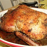 Kaczka pieczona z jablkami