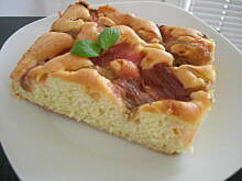 Fot. Bronia_, Ciasto z rabarbarem