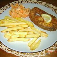 Łosoś smażony w ziołach