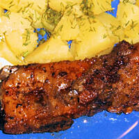 Żeberka w miodzie 2 wg M&Ł