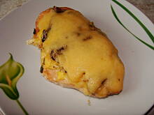 Fot. emocja, Drobiowe kotlety pod warstwą pieczarkowo - jajeczną