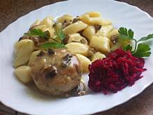 Fot. niebieska-różyczka, Klopsy wieprzowe w sosie pieczarkowym