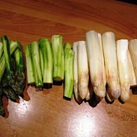 Szparagi w kremowym sosie maślanym