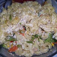 Zapiekanka makaronowa z kurczaczkiem i warzywami