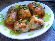 Fot. niebieska-różyczka, Gołąbki drobiowe z ryżem i warzywami