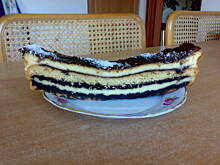 Fot. artdora, sernik biszkoptowy w paski