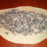 Rolada serowa z farszem pieczarkiwym od Mężatki