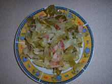 Fot. tysia827, Młoda kapusta z boczkiem i cebulą