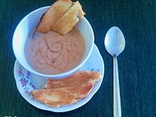 Fot. libelu, Jabłeczna zupa z grzankami