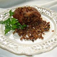 Zrazy mielone pieczarką i gryką urozmaicone