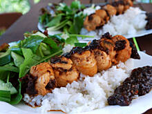 Fot. katy12, Szaszłyk z piersi kurczaka z konfiturą z szuszonych śliwek