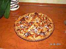 Fot. monique7, Tarta z jabłkami i budyniem