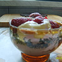 Ciepłe lody" truskawkowe