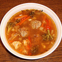 Zupa wiosenna z pulpecikami wg M&Ł