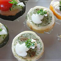 Roladki ze szpinakiem i kurkami Alll