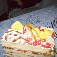 Ambasador z czekoladą i brzoskwiniami