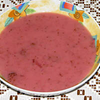 Zupa truskawkowa z ryżem