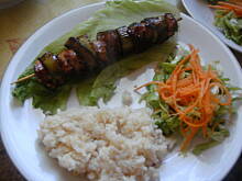 Fot. aneska, Szaszłyki z kurczaka po japońsku