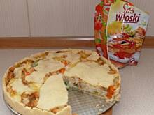 Fot. sheyanja, Obiad inaczej - tarta warzywna z kurczakiem