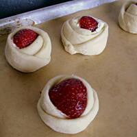 Bułeczki jak różyczki