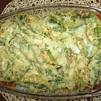 Conchiglioni nadziewane farszem szpinakowym