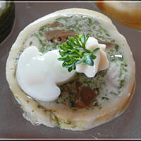 Roladki ze szpinakiem i kurkami Alll