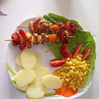 Szaszłyki z piersi kurczaka