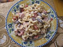Fot. kasnik, Sałatka z makaronu i fasoli