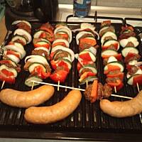 Szaszłyki z piekarnika ze schabem i warzywami :)