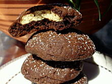 Fot. Krystyna911, Czekoladowe ciasteczka z masłem orzechowym