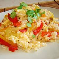 Kurczak cytrynowo-imbirowy z ryżem