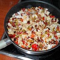 Risotto z tego co akurat w lodówce było od Mężatki